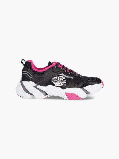 Calvin Klein Cipők HU044079 | Calvin Klein Chunky Női Sportcipő Fekete